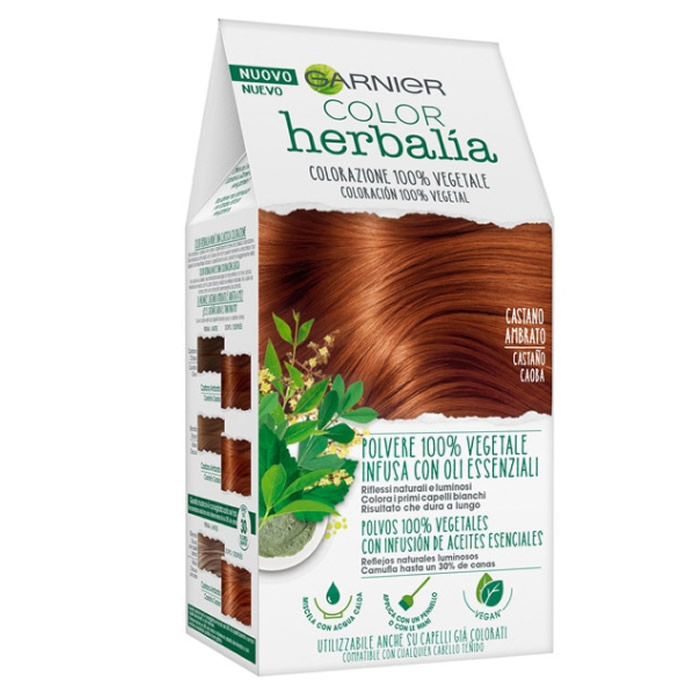 Garnier Color Herbalia Tinte Vegetal Castaño Caoba Garnier Color Herbalia Tinte Vegetal Castaño Caoba