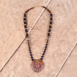The Bride' Handcrafted Tribal Dhokra Necklace Multi Colour Size 6x6x41 - Article - AAC-40-01-07-Q