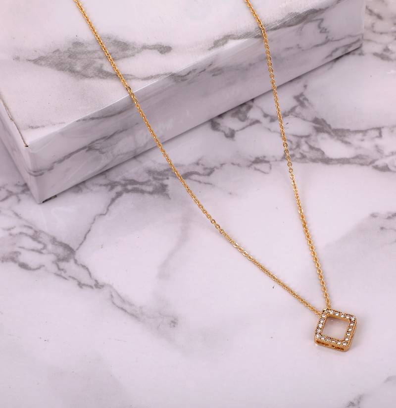 Girl Diamond Gold-plated Plated Brass Girl Diamond Gold-plated Plated Brass